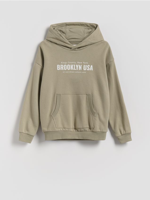 Oversized cotton rich sweatshirt - RESERVED