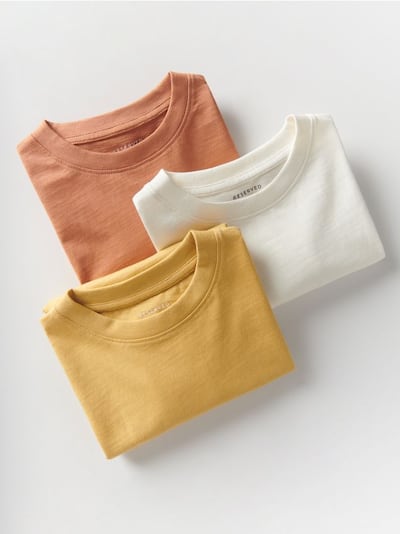 Oversized t-shirts i bomuld – 3-pak