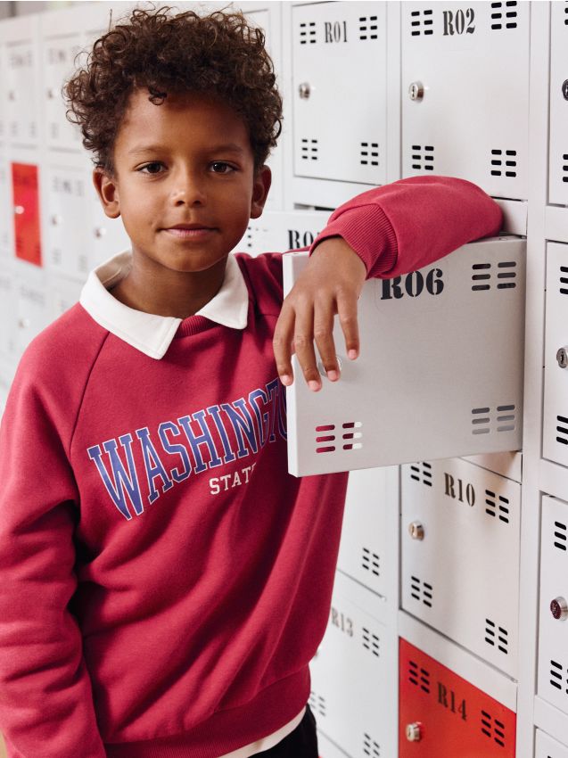 Letter print sweatshirt - RESERVED