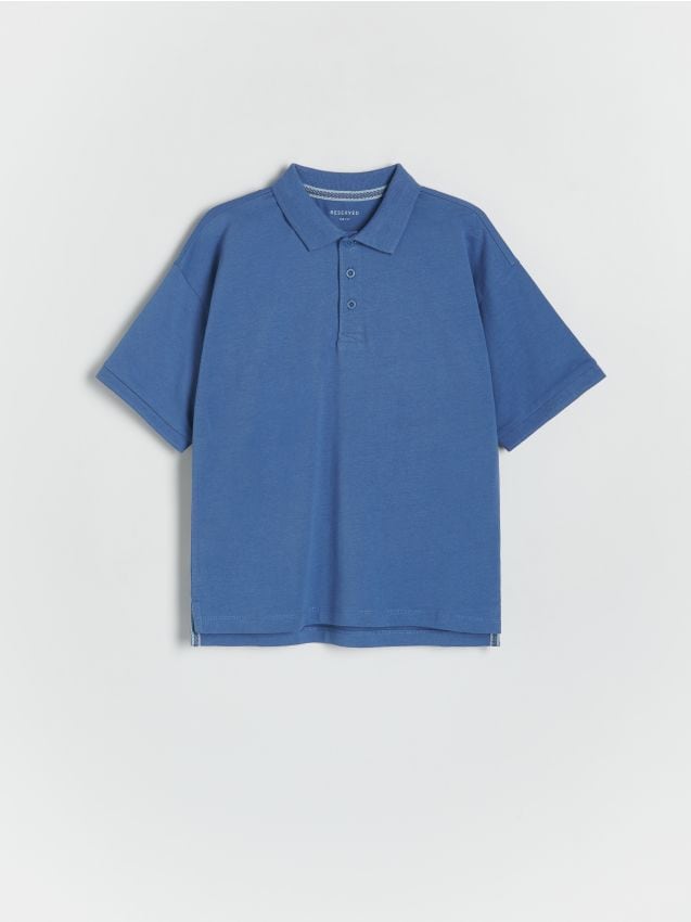 Reserved - tricou polo - bleumarin