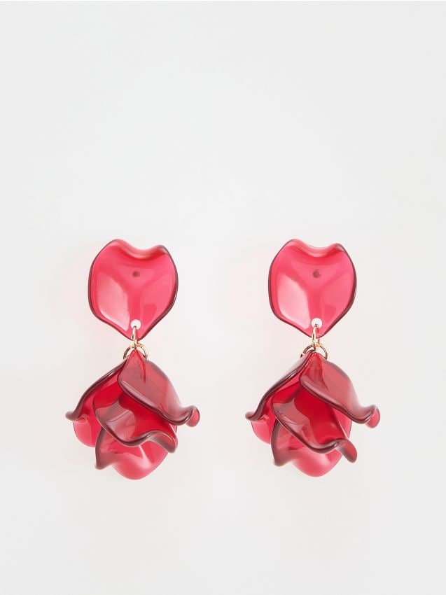 Flower-shaped earrings - RESERVED