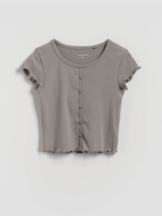T-shirt with buttons - RESERVED