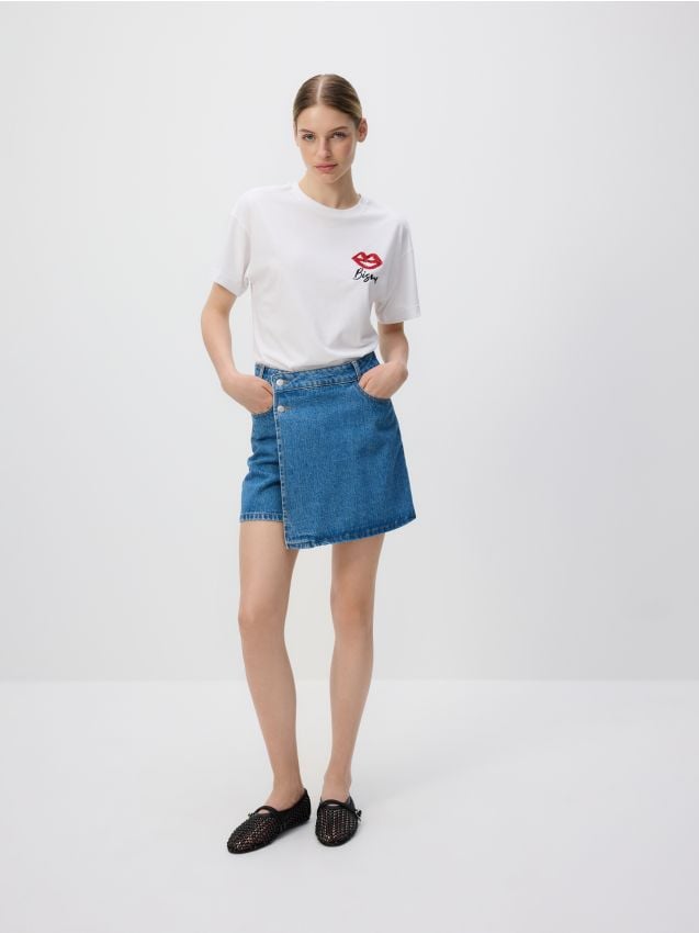T-shirt with appliqué - RESERVED