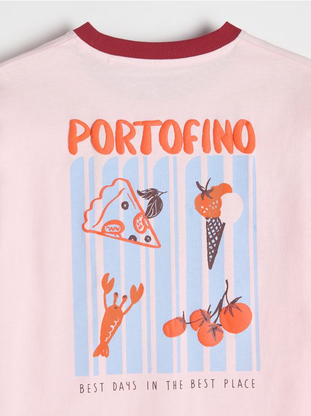 Back print T-shirt