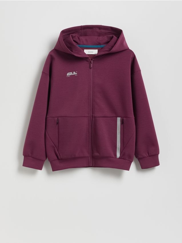 Reserved - Hanorac oversized - violet-prună