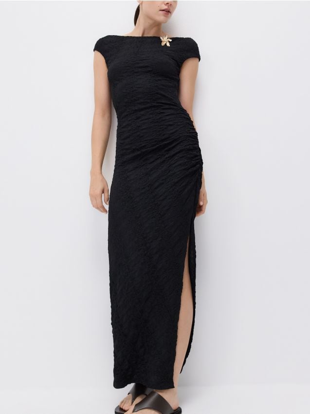 Robe maxi avec effet froissé - RESERVED