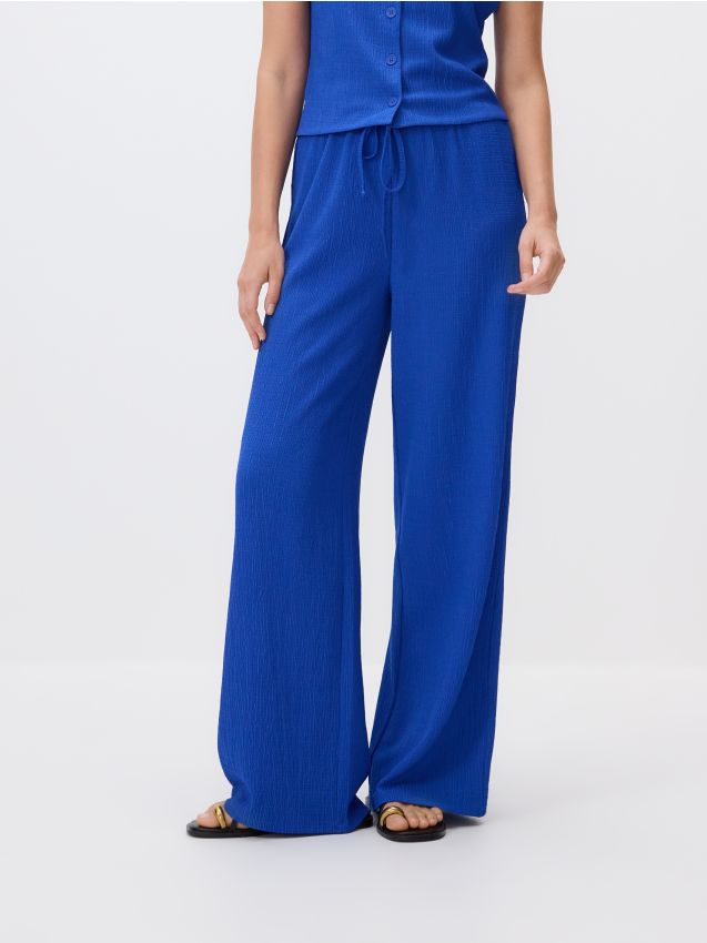 Wide leg trousers - RESERVED