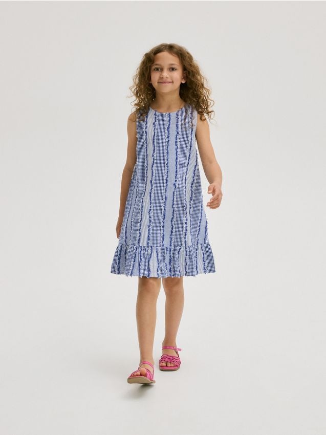 Reserved - GIRLS` DRESS - multicolor