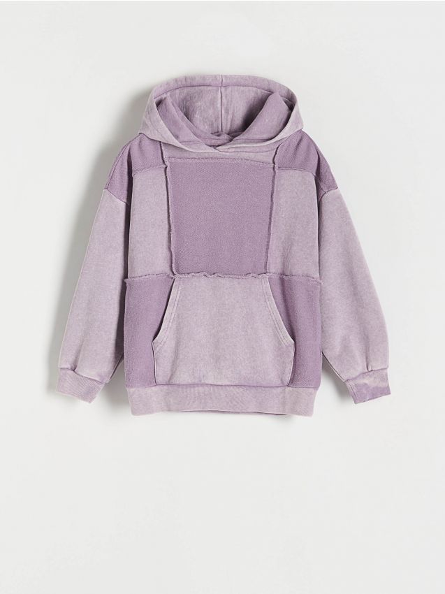 Hoodie with decorative inserts - RESERVED