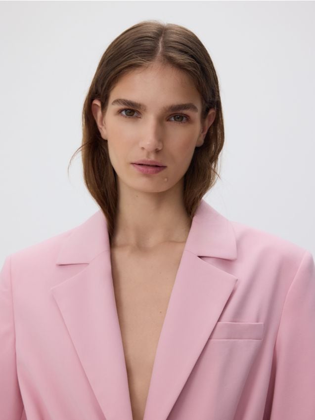 Blazer with decorative belt - RESERVED