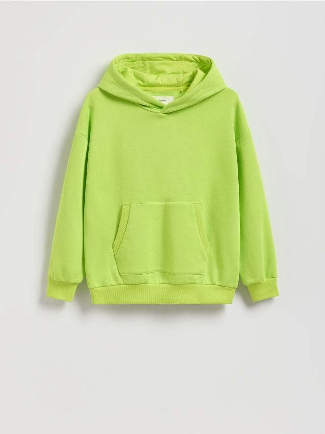 Reserved - Hanorac oversized - verde-gălbui