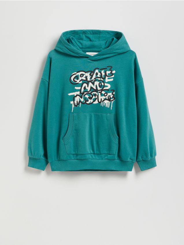 Reserved - BOYS` JOGGING TOP - verde