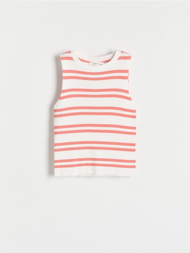 Knitted fabric vest - RESERVED
