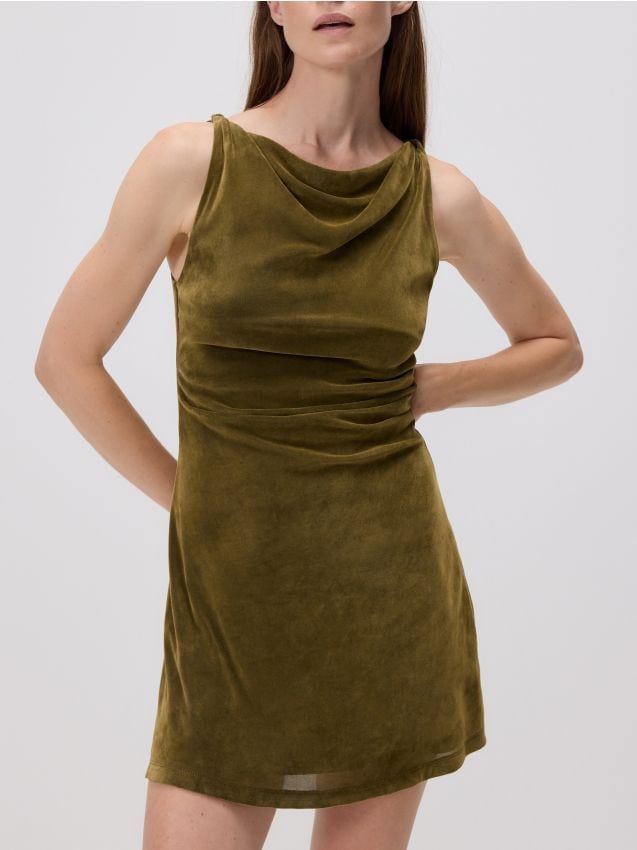 Mini-robe froncée - RESERVED