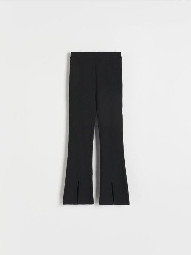 Reserved - Pantaloni flare - negru