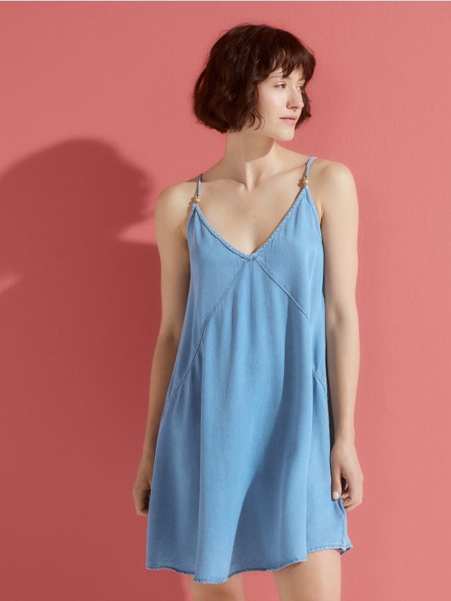 Lyocell rich mini dress - RESERVED