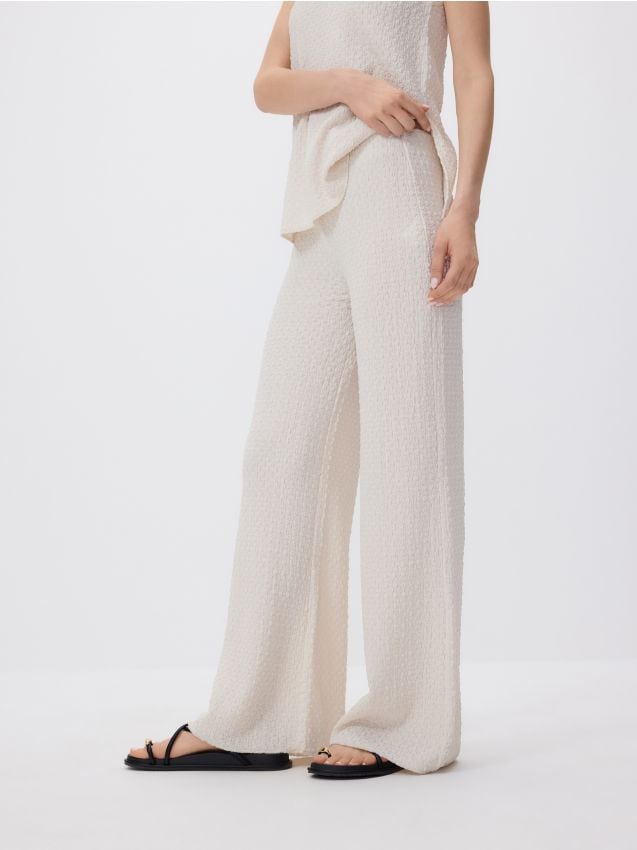 Structural fabric trousers - RESERVED