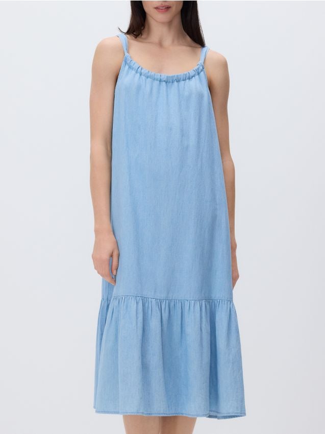 Linen-rich dress - RESERVED