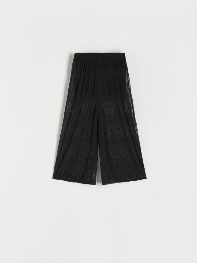 Reserved - pantaloni dubli - negru