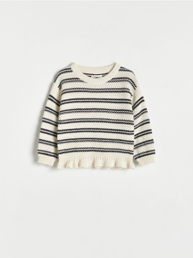 Stripe cotton jumper - RESERVED