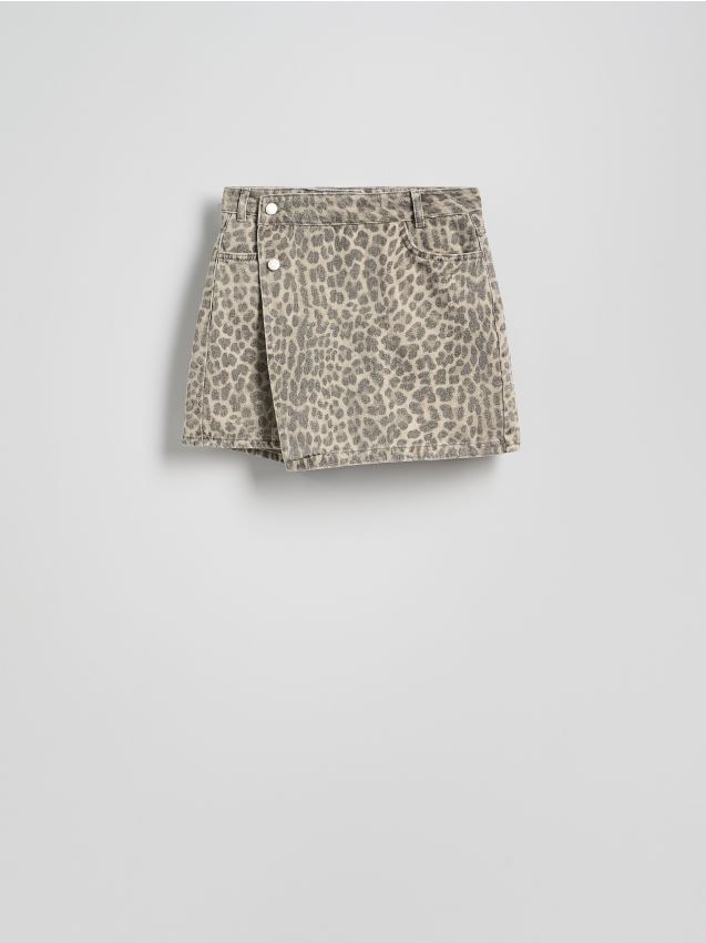 Denim skort - RESERVED