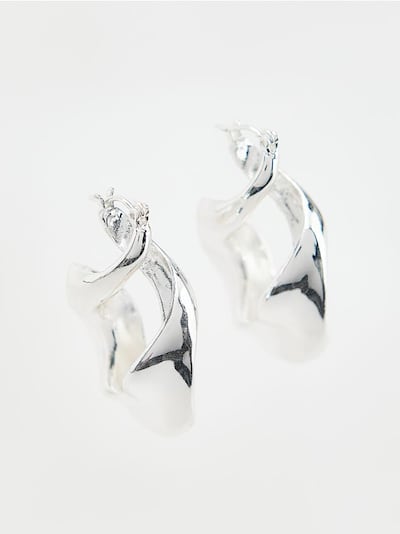 Silver-plated earrings
