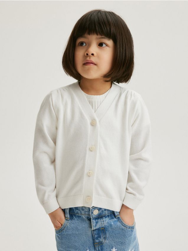 Cotton cardigan - RESERVED
