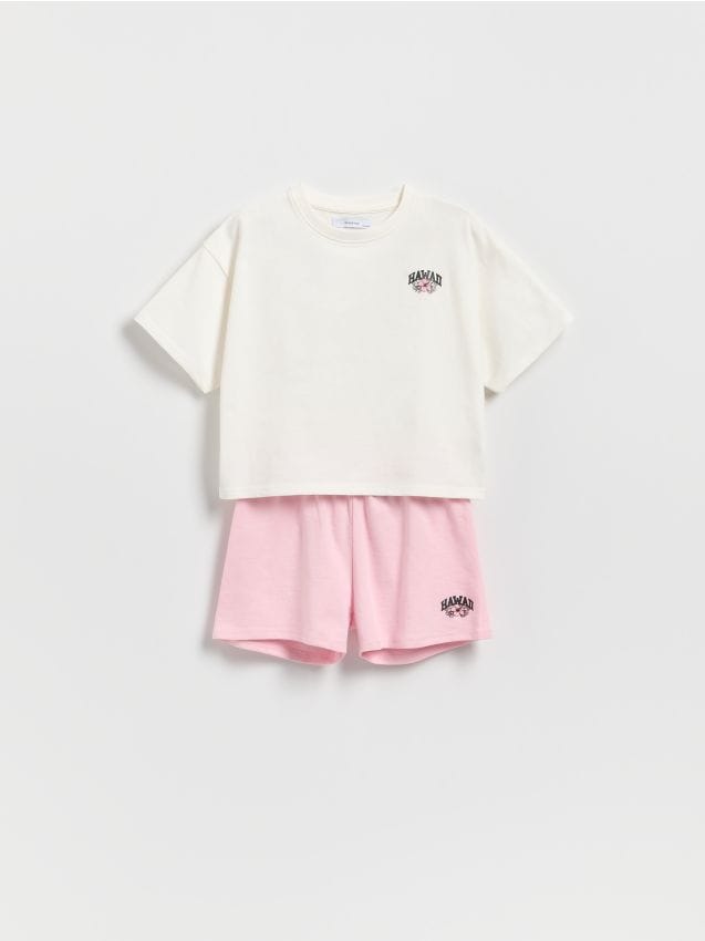 Ensemble en coton avec imprimé - RESERVED