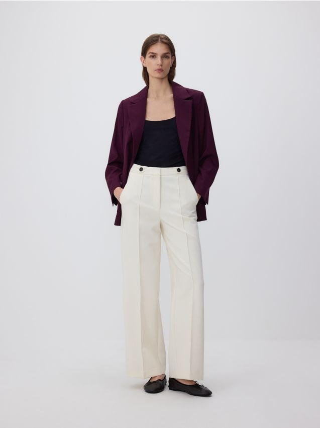 Pantalon à plis marqués - RESERVED