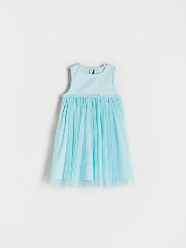 Jurk met tule zoom - RESERVED