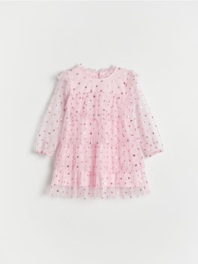 Reserved - GIRLS` DRESS - roz-pastel