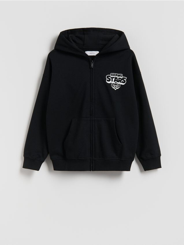 Reserved - Суитшърт Brawl Stars - черeн