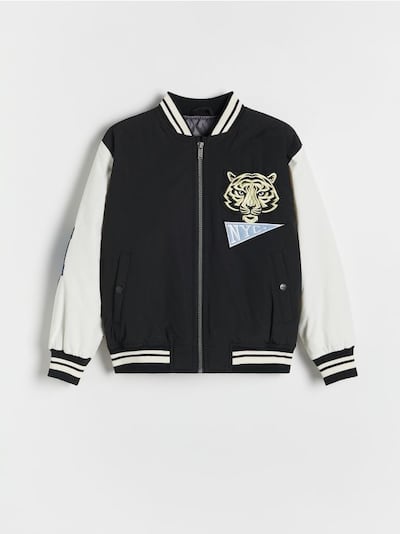 Oversize piegriezuma bomber tipa jaka