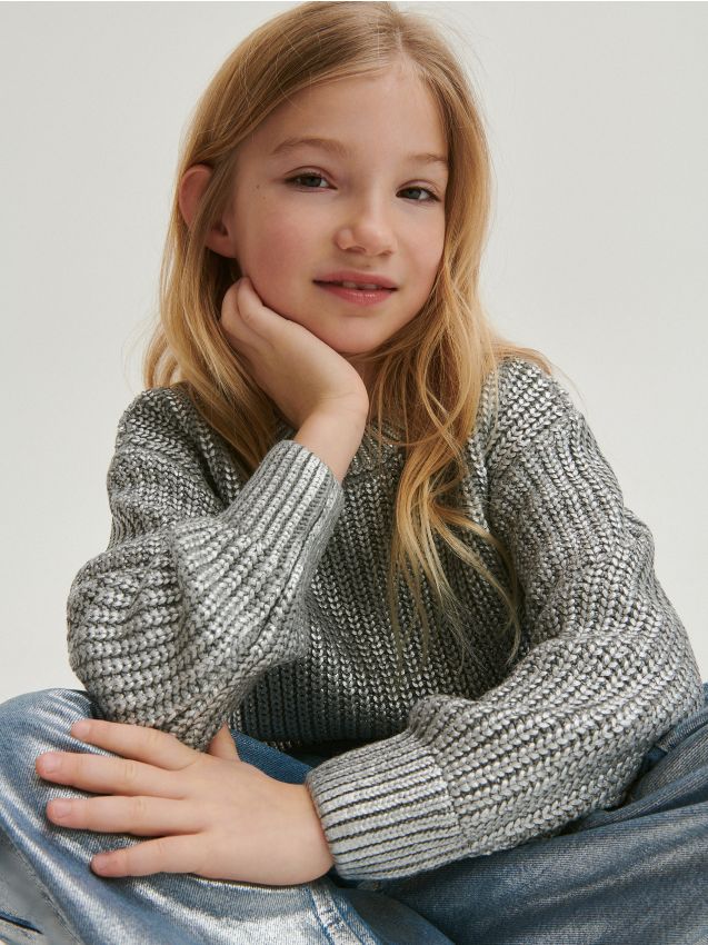 Metallic effect sweater - RESERVED
