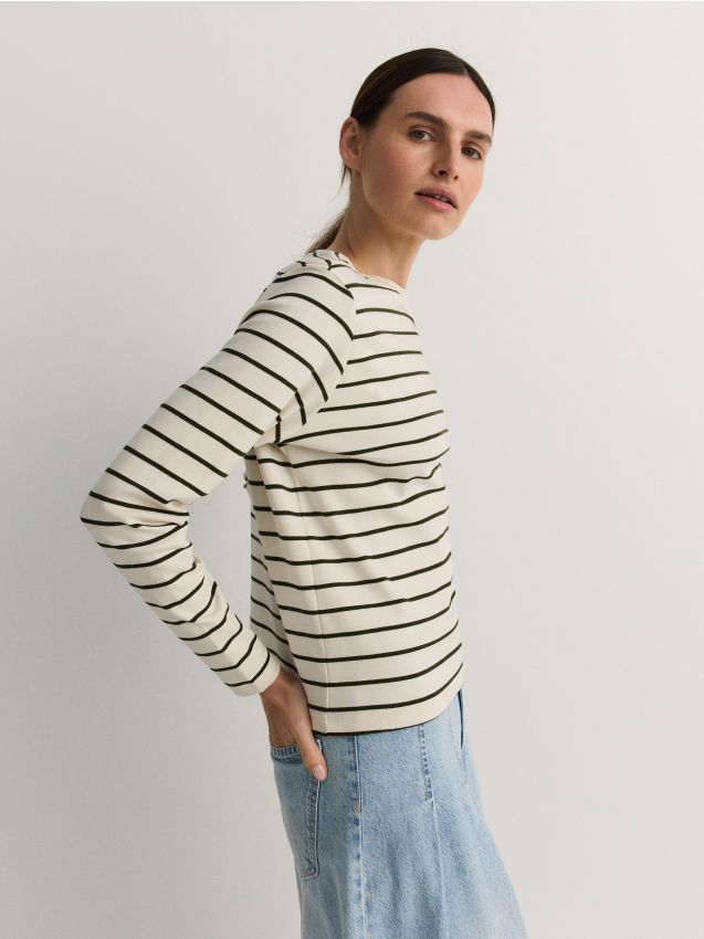 Reserved - LADIES` T-SHIRT - multicolor Reserved - LADIES` T-SHIRT - multicolor