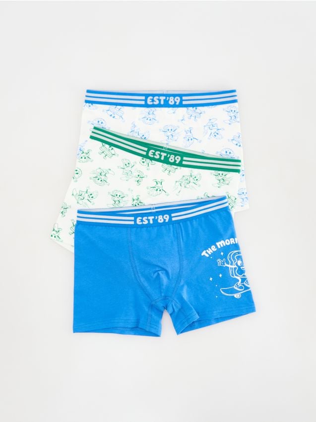 Boxershorts mit hohem Baumwollanteil, 3er-Pack - RESERVED
