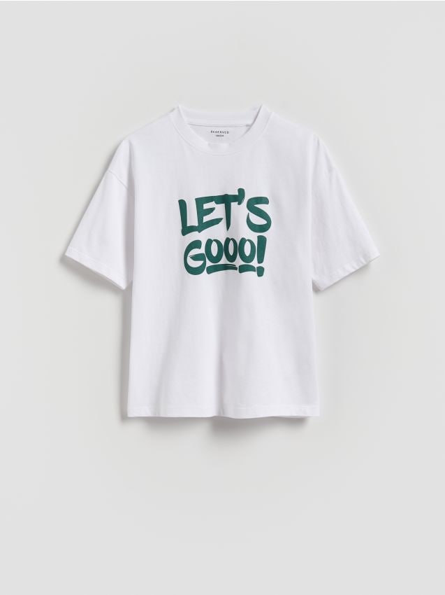 T-shirt met print - RESERVED