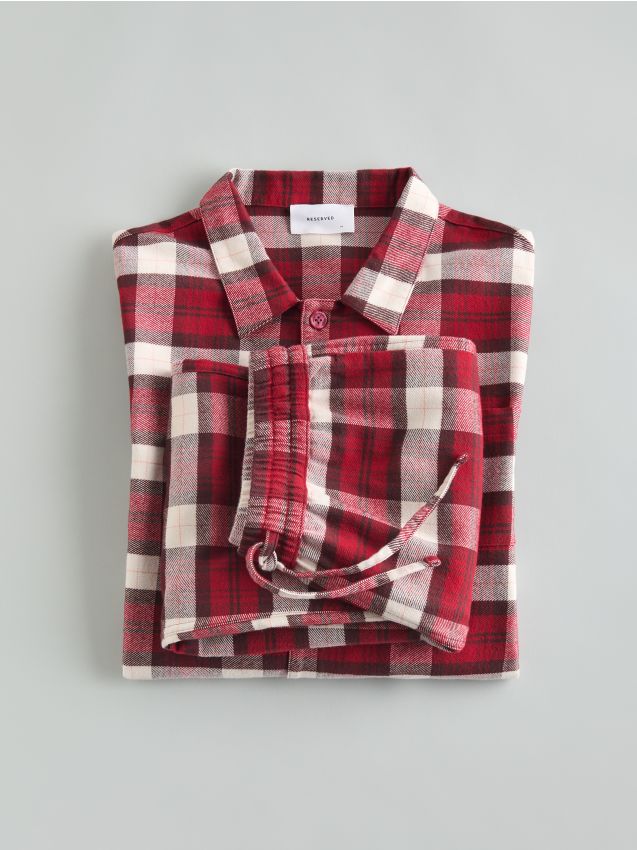 Ensemble de pyjama deux-pièces à carreaux - RESERVED