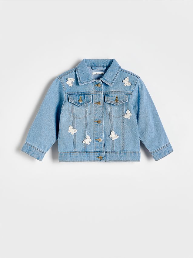 Reserved - babies` jacket - albastru
