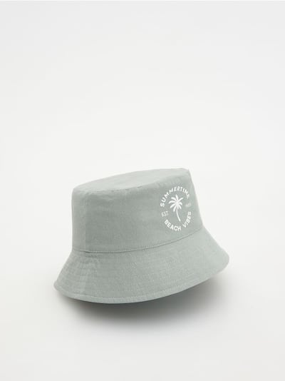 Oboustranný klobouk bucket hat