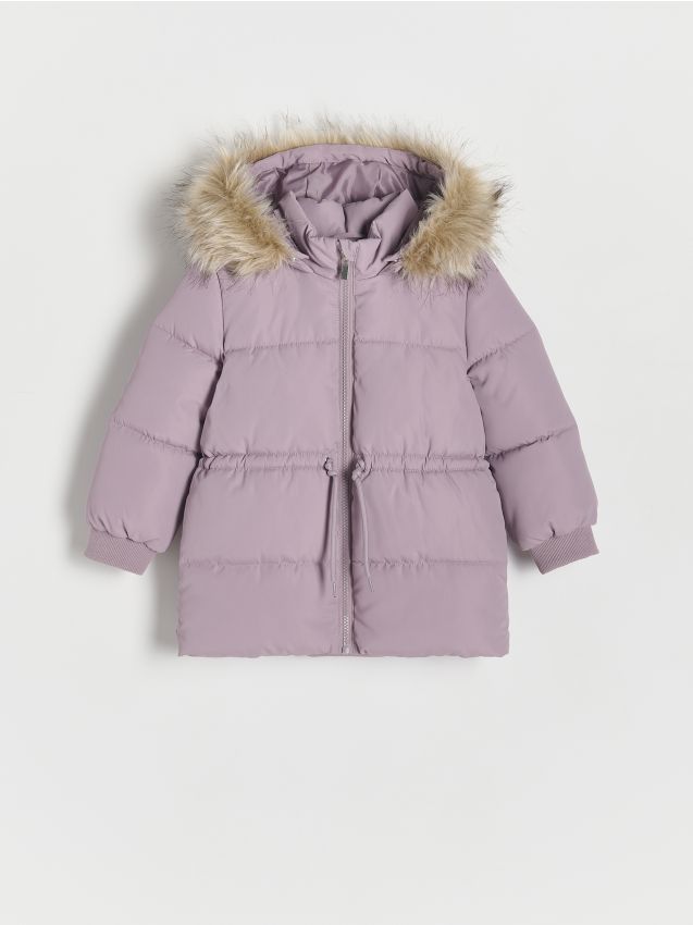 Quilted coat with hood - RESERVED
