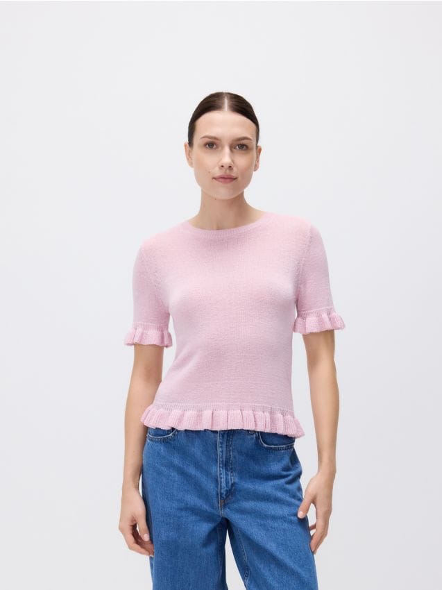 Top with frills - RESERVED