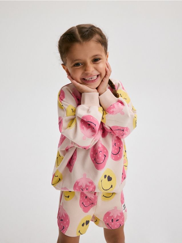 GIRLS` JOGGING TOP - RESERVED