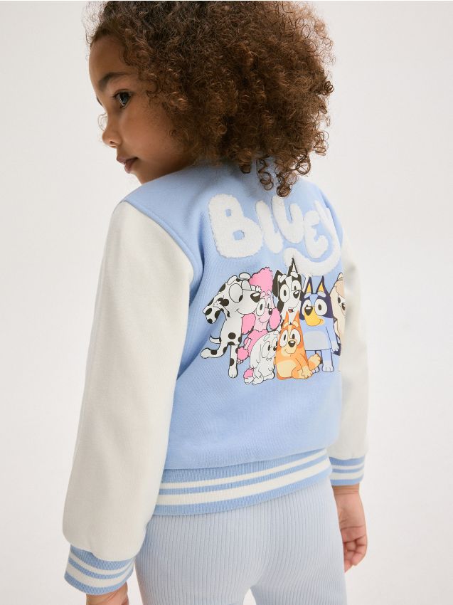 Reserved - girls` jogging top - albastru-deschis