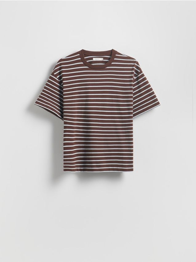 Stripe cotton T-shirt - RESERVED