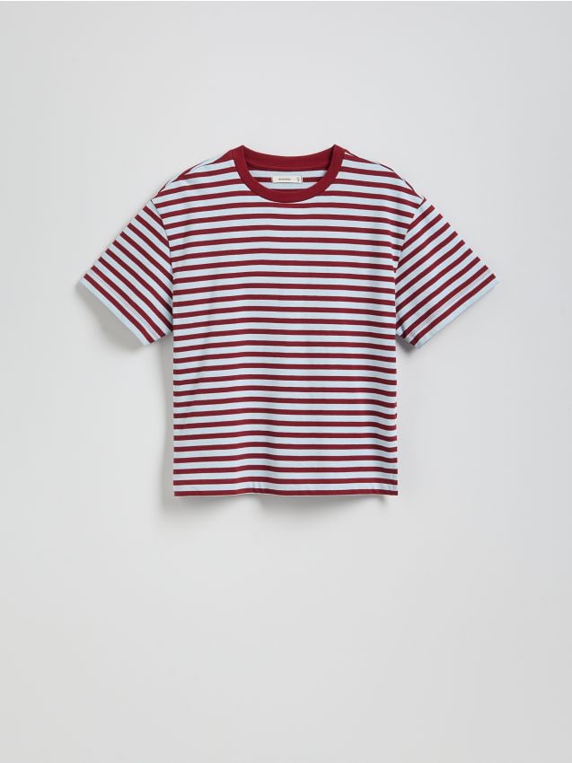 Stripe cotton T-shirt - RESERVED