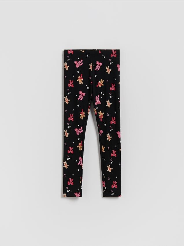 Reserved - GIRLS` TROUSERS - negru