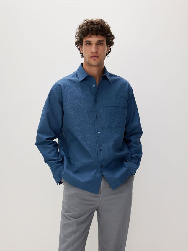 Boxy fit shirt - RESERVED