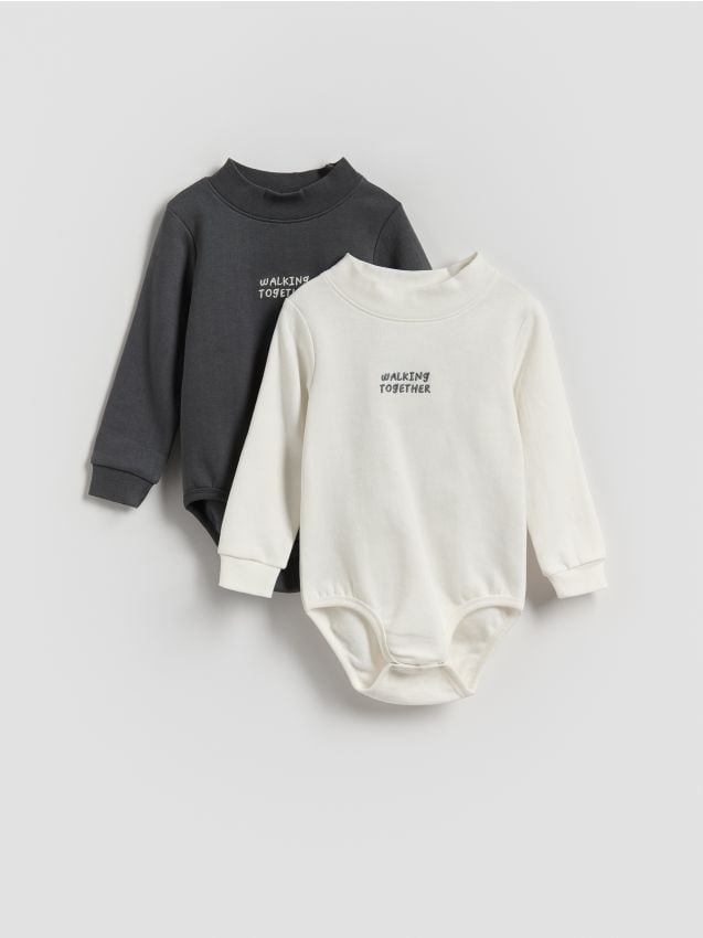 Cotton bodysuits 2 pack - RESERVED