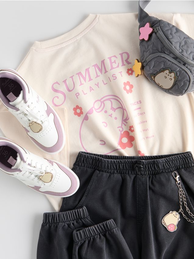 Pusheen cotton T-shirt - RESERVED